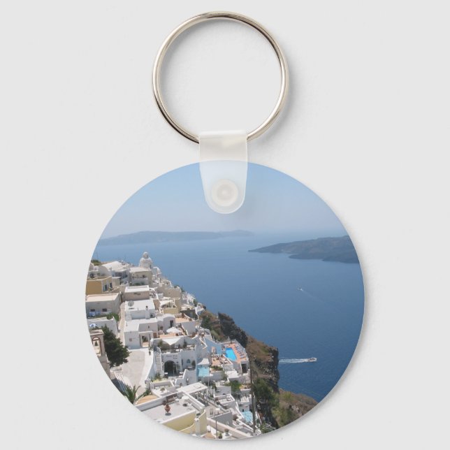 Santorini-Schlüsselanhänger Schlüsselanhänger (Vorderseite)