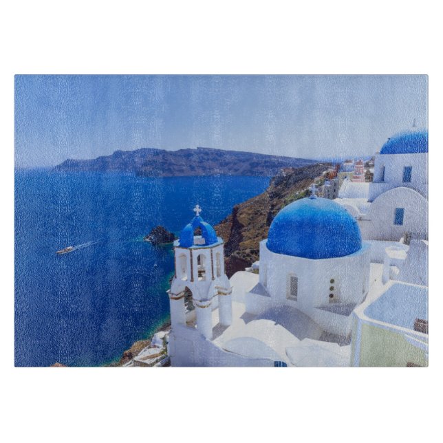 Santorini Schneidebrett (Vorderseite)