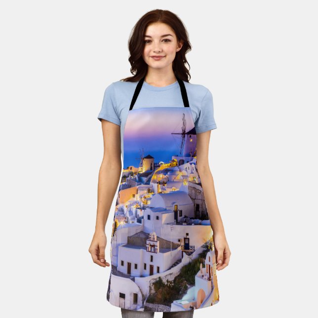 Santorini Schürze (Getragen)