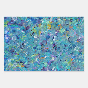 Santorini Sea Glashüttenpapier Geschenkpapier Set