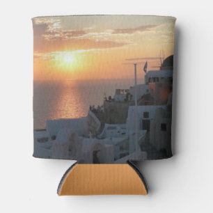 Santorini Sonnenuntergang kann cooler Dosenkühler