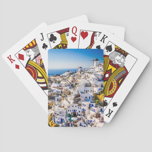 Santorini Spielkarten (Rückseite)