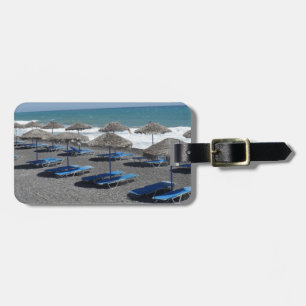 Santorini Strand, Griechenland Gepäckanhänger