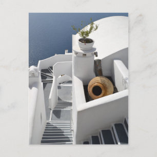Santorini Träume Postkarte