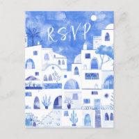 Santorini Wedding RSVP