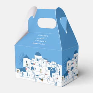 Santorini Zielort Griechische Insel Hochzeit Geschenkschachtel