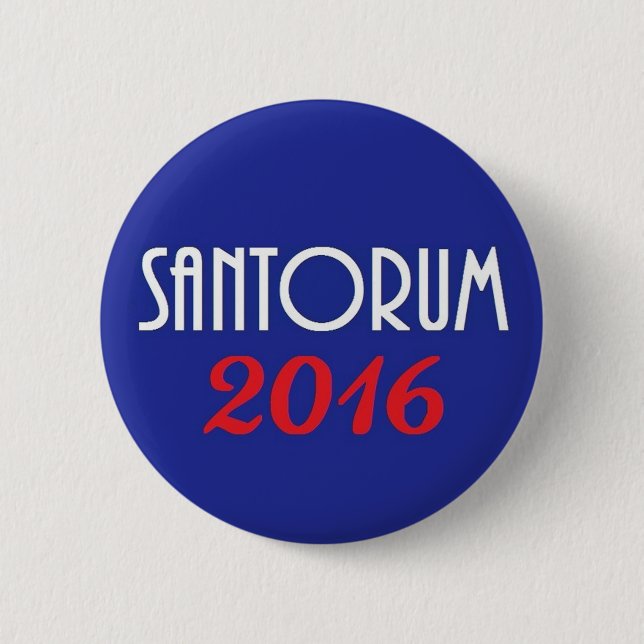 SANTORUM 2016 BUTTON (Vorderseite)