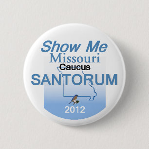 Santorum MISSOURI Knopf Button