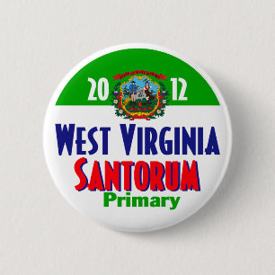 Santorum WEST VIRGINIA Knopf Button