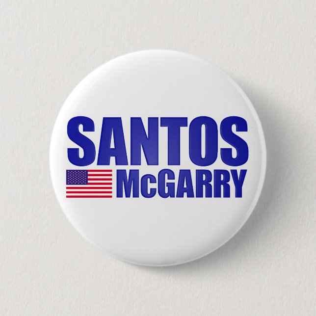 Santos McGarry Button (Vorderseite)