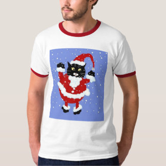 Santy Katzen-Schnee-Shirt T-Shirt