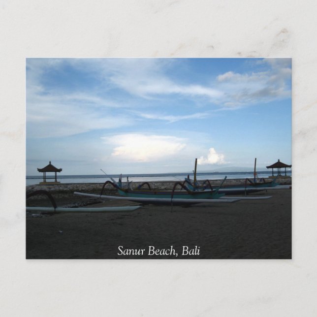 Sanur Beach, Bali Postkarte (Vorderseite)