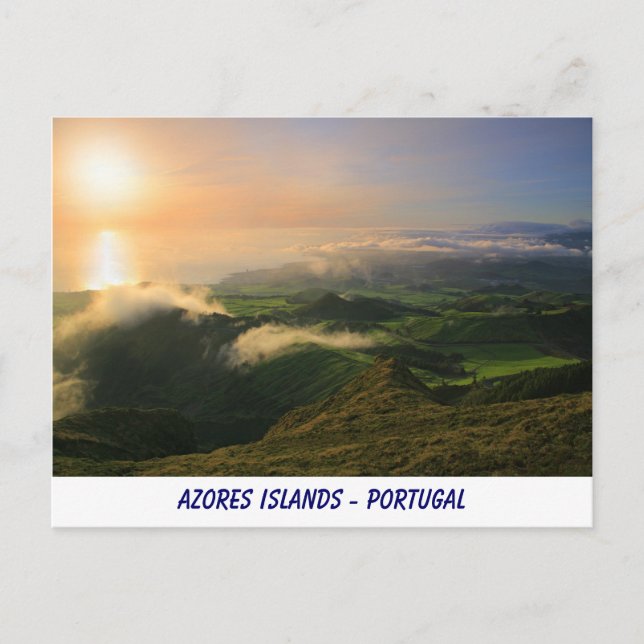 Sao Miguel, Azoren Postkarte (Vorderseite)