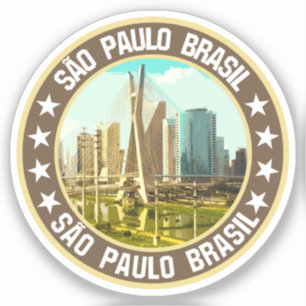 São Paulo Aufkleber
