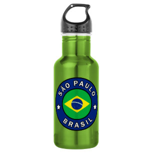 São Paulo Brasil Edelstahlflasche