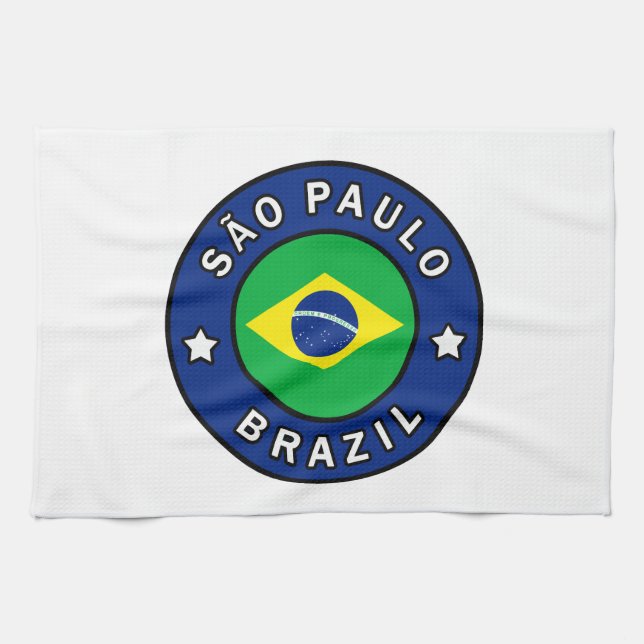 São Paulo Brasilien Geschirrtuch (Horizontal)