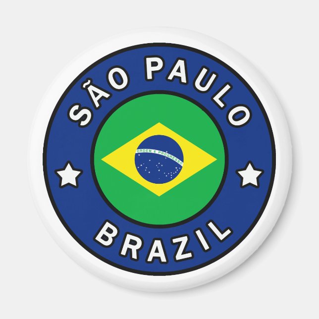 São Paulo Brasilien Magnet (Vorne)