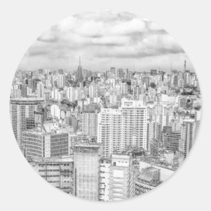 Sao-Paulo, Brasilien Runder Aufkleber
