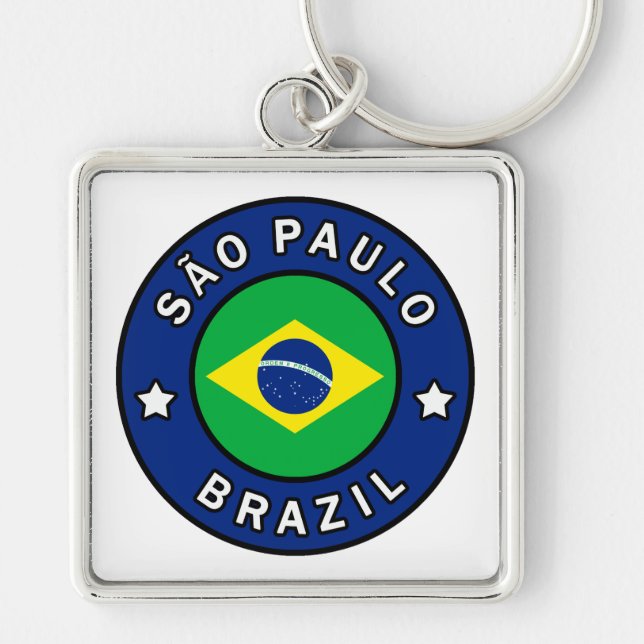 São Paulo Brasilien Schlüsselanhänger (Vorne)