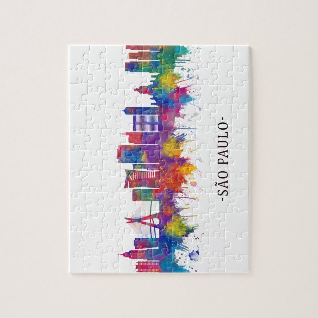 São Paulo Brazil Skyline (Vertikal)