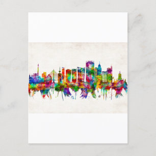 Sao Paulo Brazil Skyline Einladungspostkarte