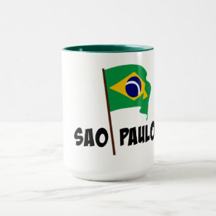São Paulo, Flagge Brasiliens, Tasse