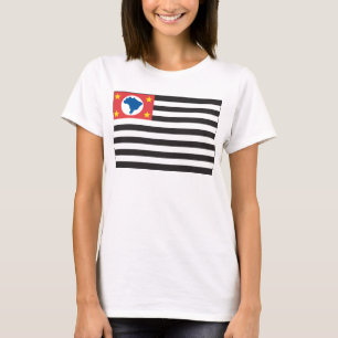 Sao-Paulo Flaggen-T - Shirt