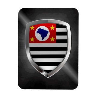 São Paulo Mettalic Emblem Magnet
