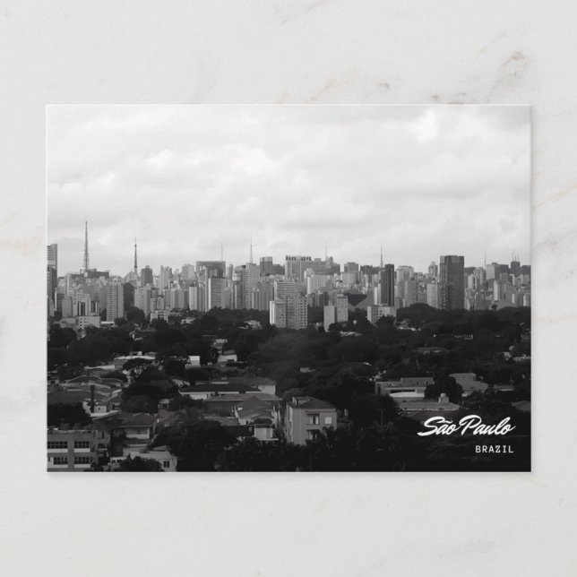 São Paulo Postkarte (Vorderseite)