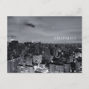 São Paulo - Stadt Postkarte