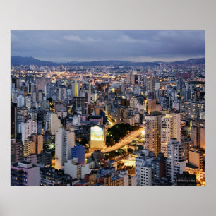 Sao-Paulo Stadtbild 2 Poster