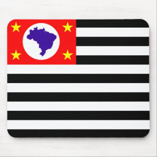 Sao-Paulo Stadtflaggen-Brasilien-Symbol Mousepad