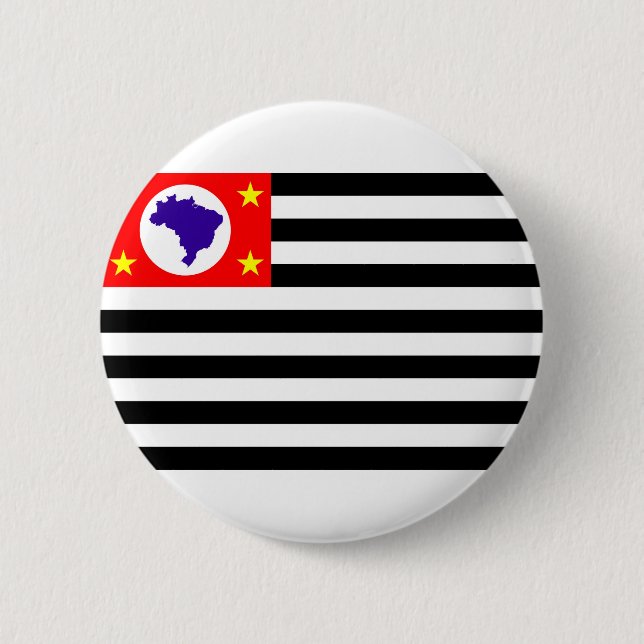 Sao Paulo Symbol für die Stadt Brasilien Button (Vorderseite)