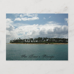 são tomé 4, São Tomé und Príncipe Postkarte
