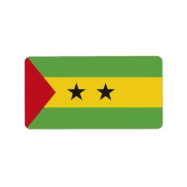 São Tomé und Príncipe Adressaufkleber