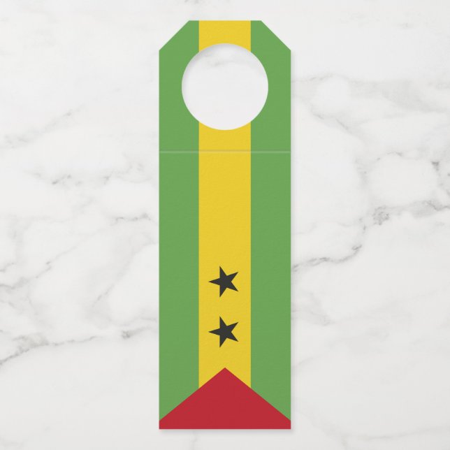 São Tomé und Príncipe Flaschenanhänger (Vorderseite)