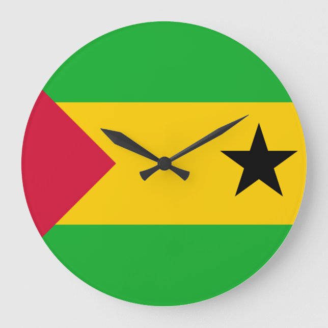 São Tomé und Príncipe Große Wanduhr (Vorderseite)
