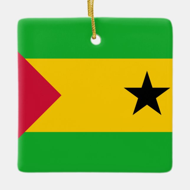 São Tomé und Príncipe Keramikornament (Vorderseite)