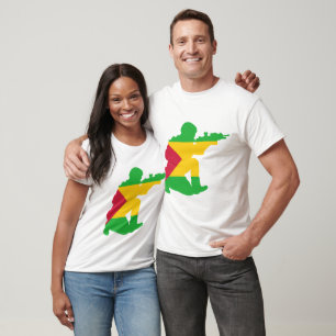 Sao Tome und Principe Siegel T-Shirt