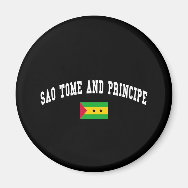 SAO TOME UND PRINZIPE MAGNET (Vorne)
