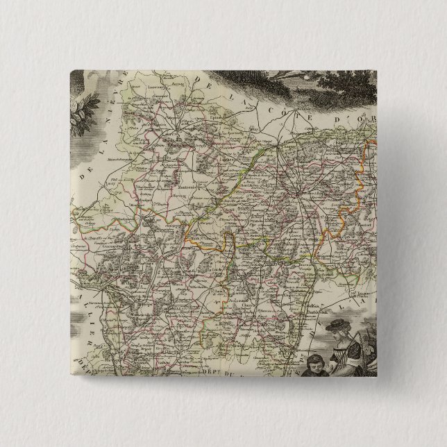 Saone et Loire Button (Vorderseite)