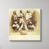 Saonras, eine Aborigine-Versuchsgruppe aus Saugor,