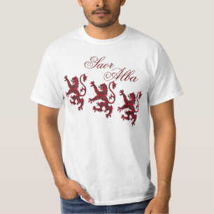 Saor freier Schottland zügelloser Löwe-T - Shirt