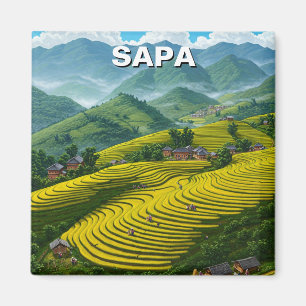 Sapa Vietnam Travel Magnet