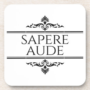 Sapere Aude Getränkeuntersetzer