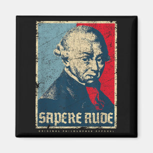 Sapere Aude Immanuel Kant Transcendental Philosoph Magnet