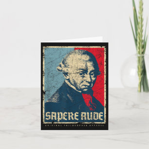 Sapere Aude Immanuel Kant Transzendentale Philosop Karte