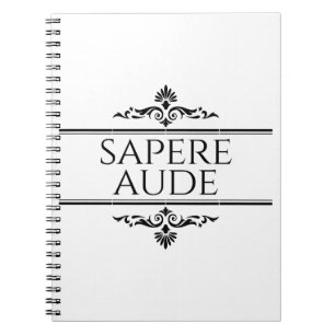 Sapere Aude Notizblock