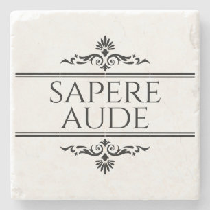 Sapere Aude Steinuntersetzer