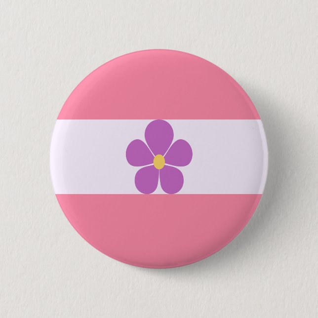 Saphic Pride Flag Button (Vorderseite)
